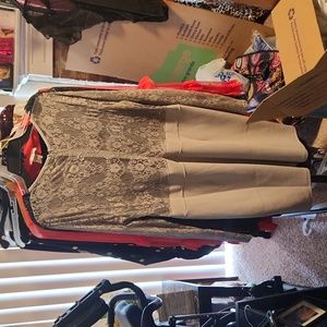 Gray laced 2x dress baddie